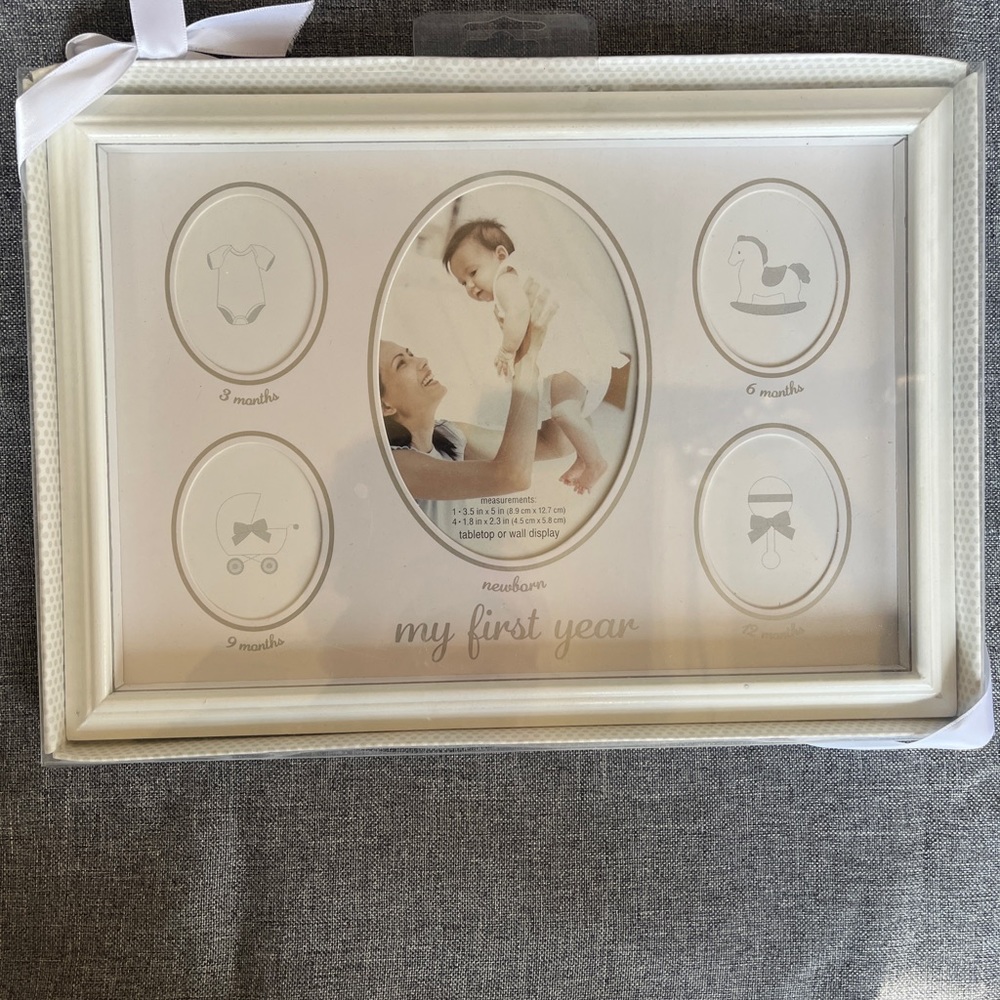 Stepping Stones My First Year Baby Frame